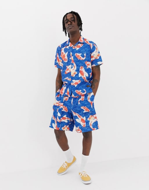 Kings Of Indigo carp print co-ord