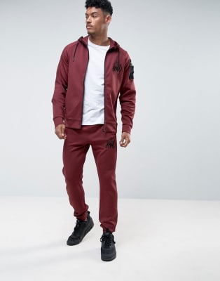 tracksuit burgundy