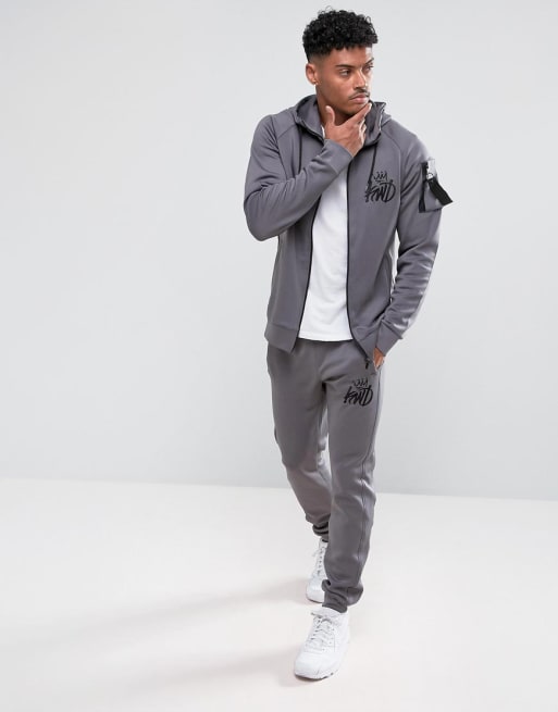 Kings Will Dream Tracksuit Set In Grey ASOS