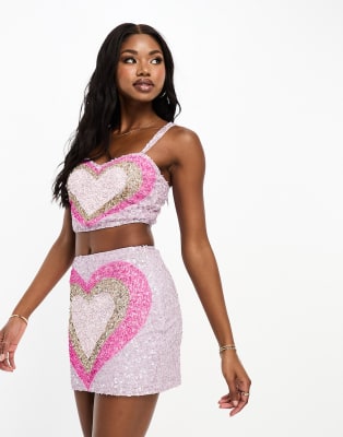 embellished crop top asos