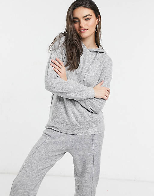 Lindex Felicity super soft lounge co ord in grey | ASOS