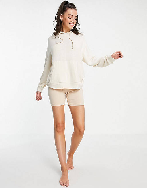 Lindex Felicity super soft lounge hoodie in off white