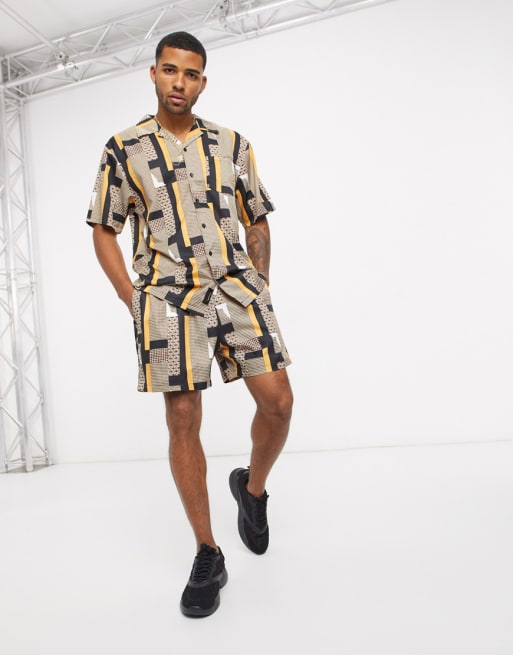 Liquor N Poker co-ord set in retro print