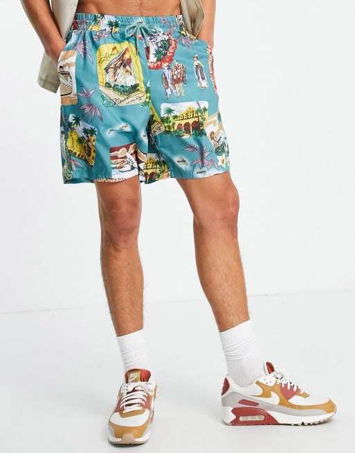 Liquor N Poker - Tennis Club - Coordinato multicolore con stampa cubana rétro