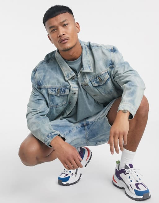 Liquor N Poker two-piece in cloud wash blue