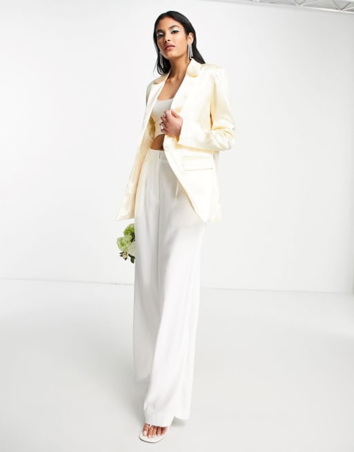 Liquorish Bridal - Coordinato in raso color avorio