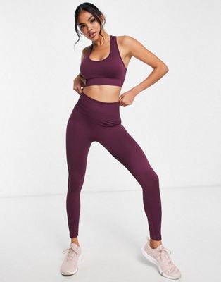 Love & Other things seamless dark purple Co Ord