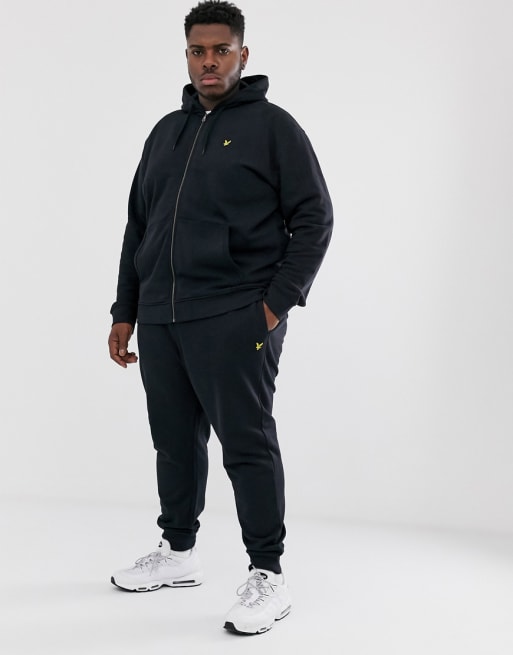 Lyle & Scott Plus - Trainingspak met logo in zwart