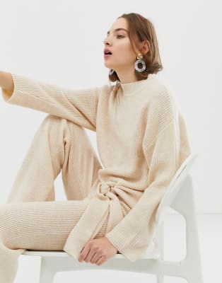 Mango - Combi-set met gebreide trui en broek | ASOS