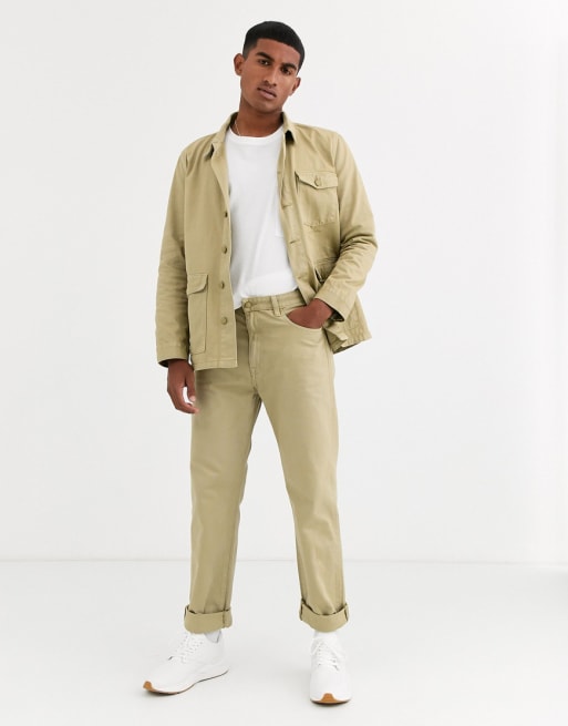 M.C.Overalls Heavy Denim co-ord in khaki | ASOS