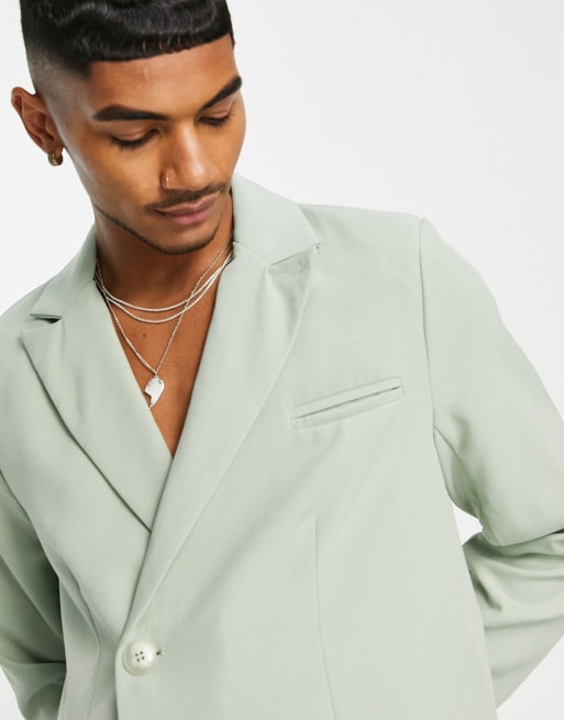 Mennace - Costume ajusté - Vert sauge