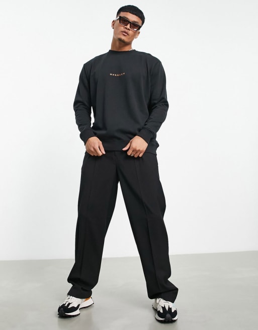Mennace - Essentials - Co-ord set in zwart