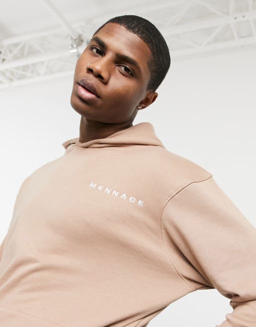 Mennace - Essentials - Regular-fit trainingspak in stone, set
