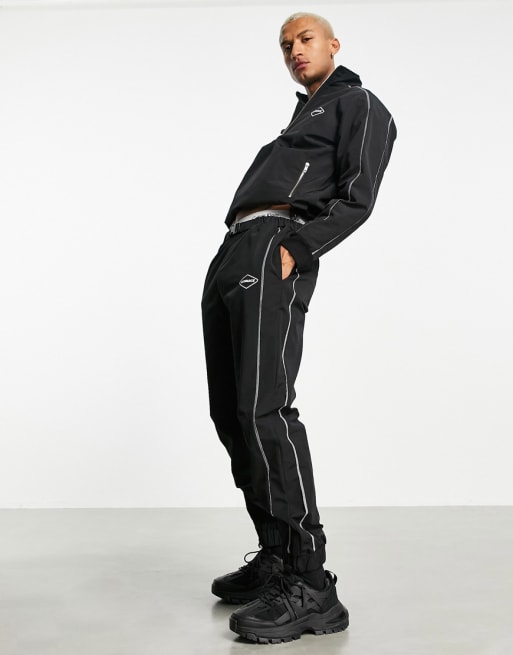 Reflective cheap mens tracksuit