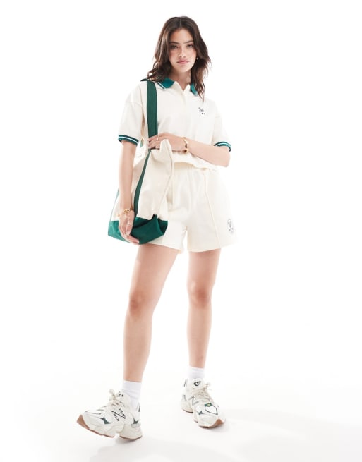 Miss Selfridge - Coordinato crema stile tennis