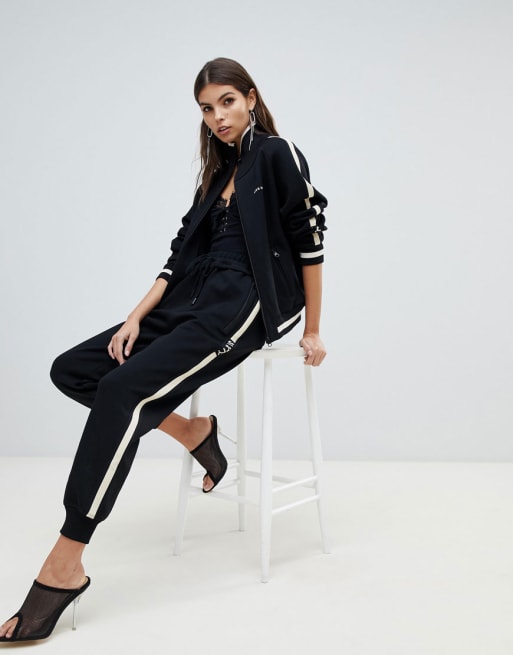 Miss Sixty funnel neck knitted tracksuit top & bottoms