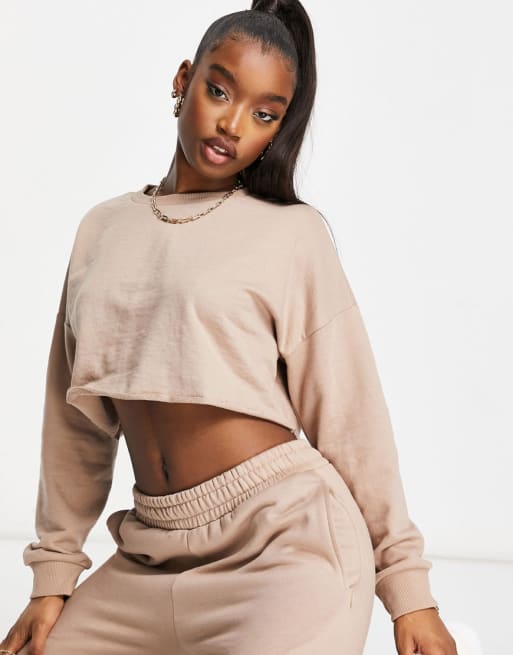 Missguided - Coordinato oversize color moka