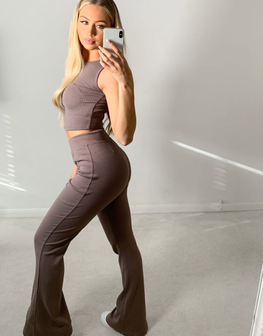 Missguided - Ensemble côtelé - Marron