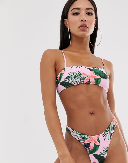 Missguided mix and match floral bikini set ASOS