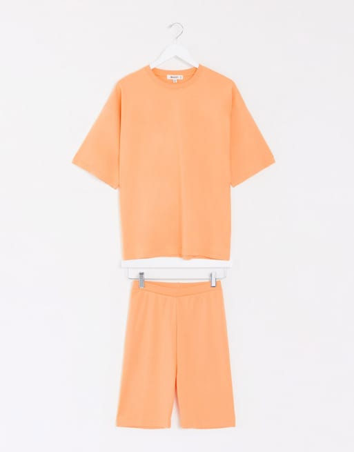 Missguided – Mix & Match – Pomarańczowy komplet – tylko w ASOS