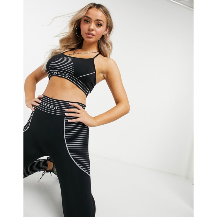 Brown Missguided Recycled MSGD Sports Maternity Gym Leggings - Get