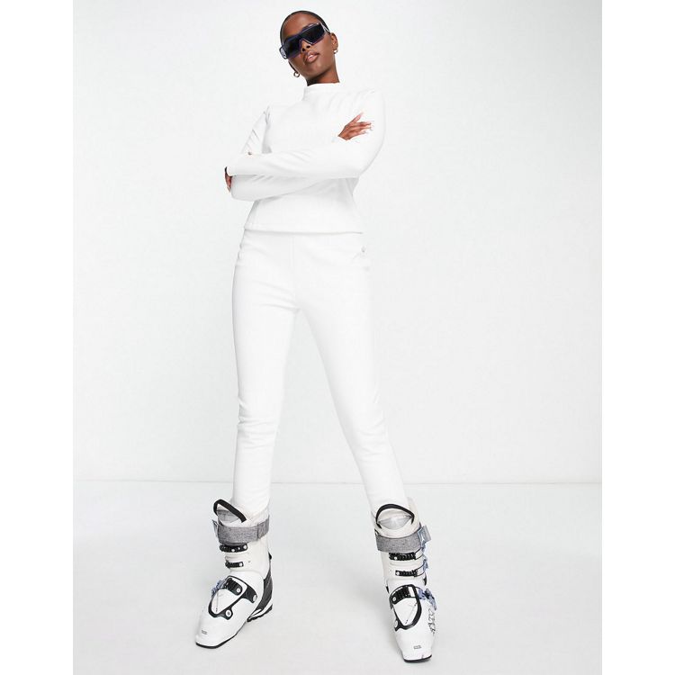Missguided ski leggings in white, ASOS