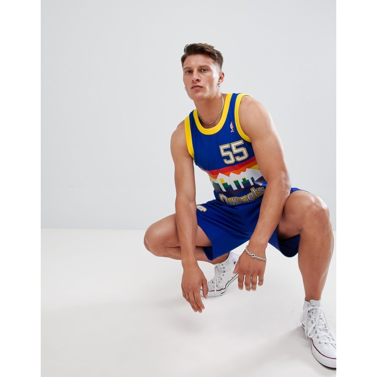 Mitchell Ness Denver Nuggets swingman set in blue ASOS