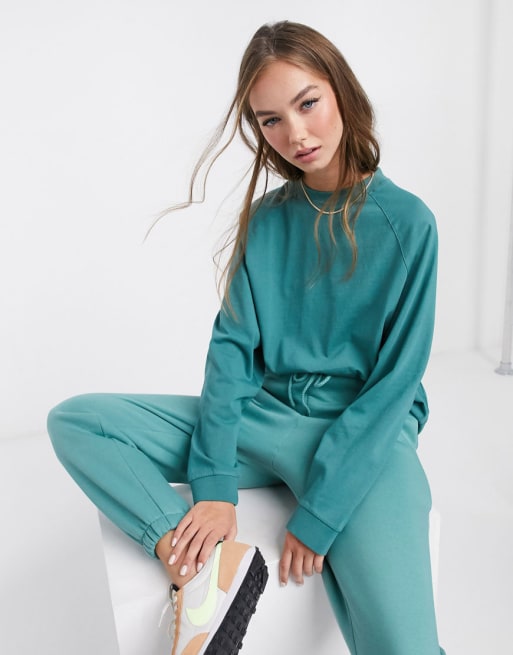 Modelo en color cerceta Mix & Match de ASOS DESIGN