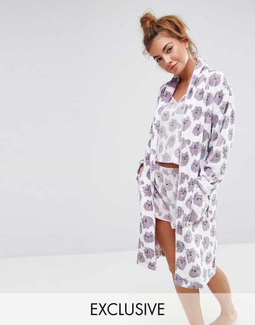 Pyjama set on sale with robe