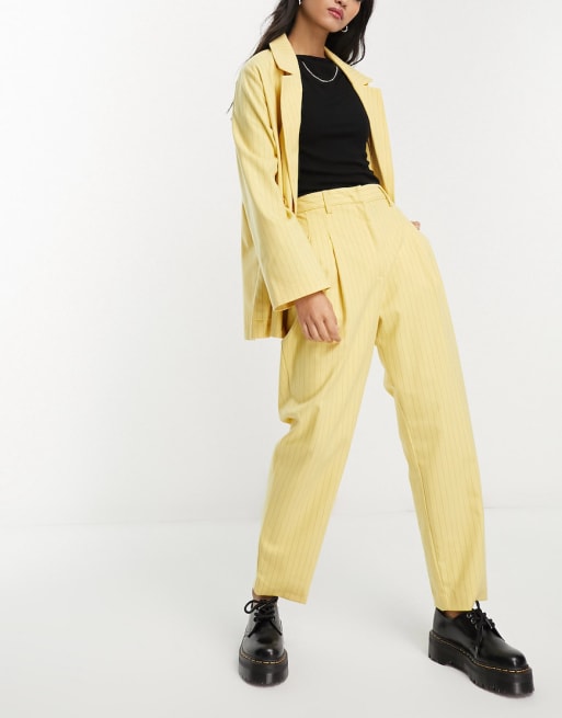 Yellow Oversized Track Pants