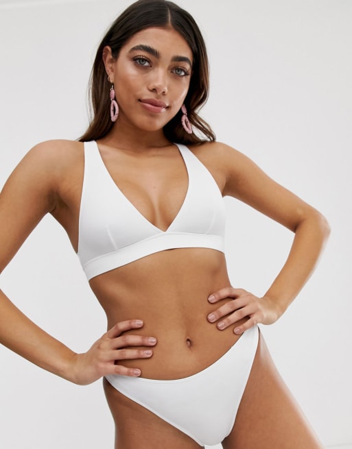 Monki – Tangabikini in Weiß