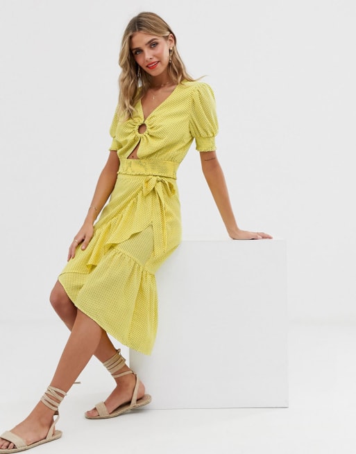 Moon River co-ord in yellow polka dot | ASOS