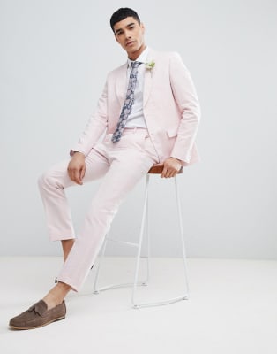 shoes with pink suit