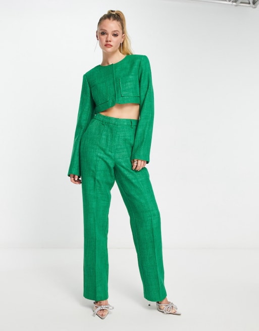 NA-KD - Ensemble en tweed - Vert