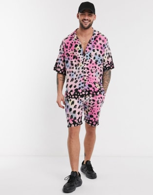 Native Youth - Coordinato con stampa maculata in colore vivace