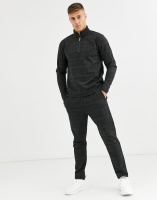 Native Youth -  Slim-fit geruite combi-set