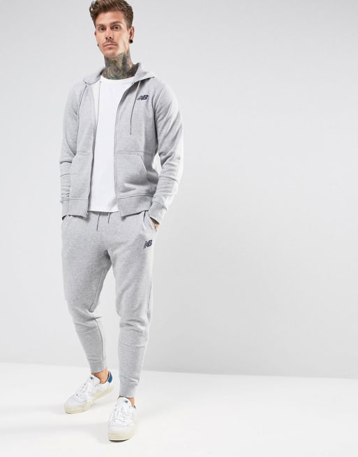 New balance tracksuit grey on sale