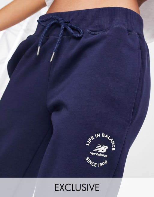 navy blue new balance sweatsuit