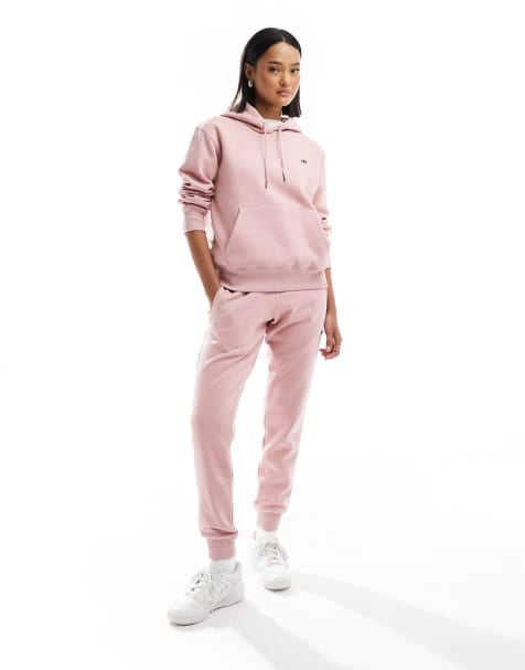 New Balance sweatshirt French Terry Small Logo Hoodie women's pink