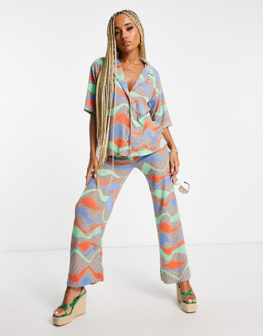 New Girl Order - Coordinato in maglia multicolore