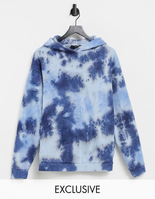 New Girl Order Exclusive hoodie co ord set in blue tie dye ASOS