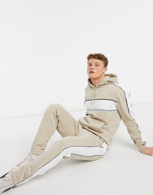 stone hoodie and joggers co ord set