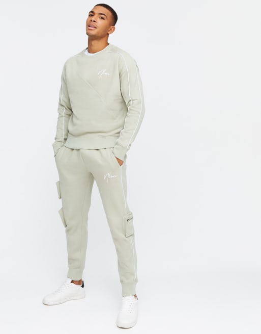 Sweatshirt and best sale track pants set