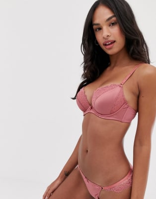 satin bra and brief sets