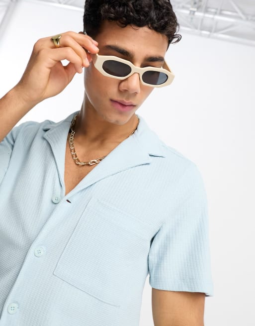 New Look – Set mit Waffelstruktur in Blau