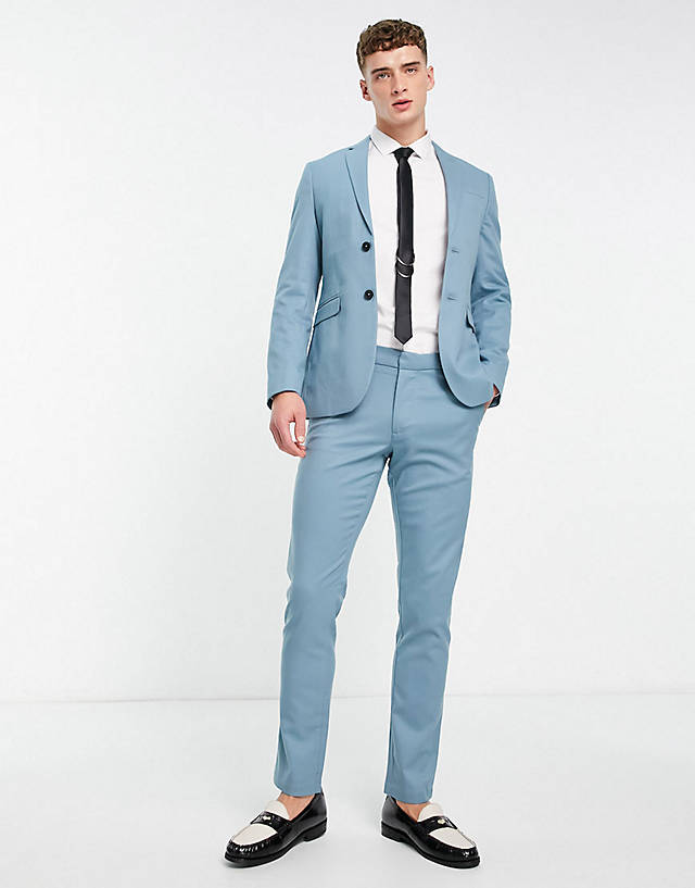 New Look - skinny turquoise suit