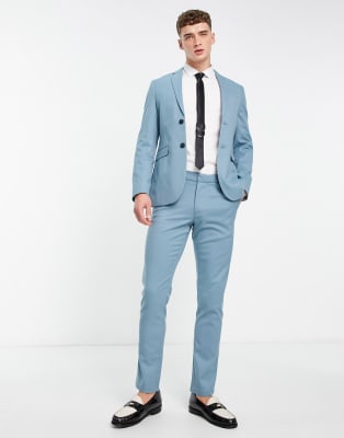 New Look Skinny Turquoise Suit | ASOS