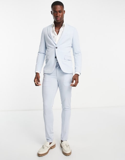 New Look light blue suit 20