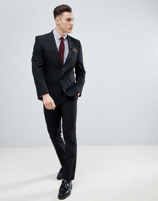 Next - Slim-fit kostuum in zwart