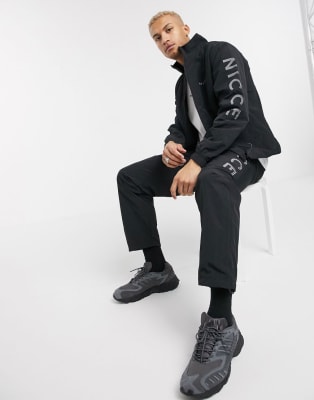 nicce black tracksuit